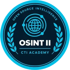 Advanced OSINT Investigations badge