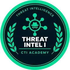 Cyber Threat Intelligence badge